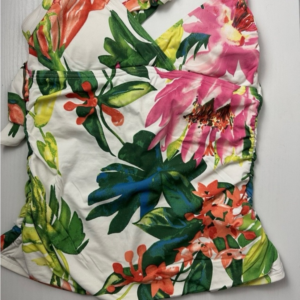 Floral Tropical Print Tankini